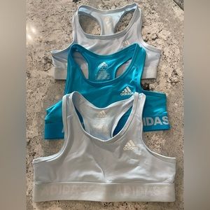 Adidas girls sport bras (includes all 3)